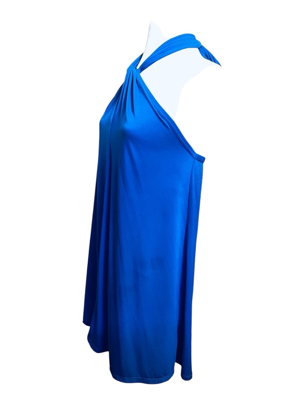 VENUS Royal Blue Halter Mini Dress, size Medium - Picture 5 of 6